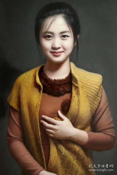 郭鸿雁 老师油画作品 写生 写实油画 美女,现货