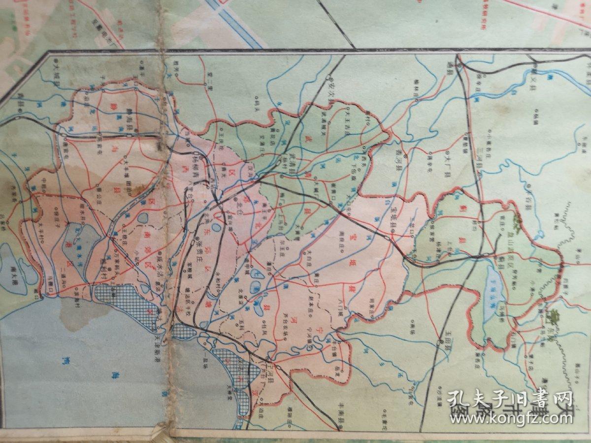 天津90年代地图图片