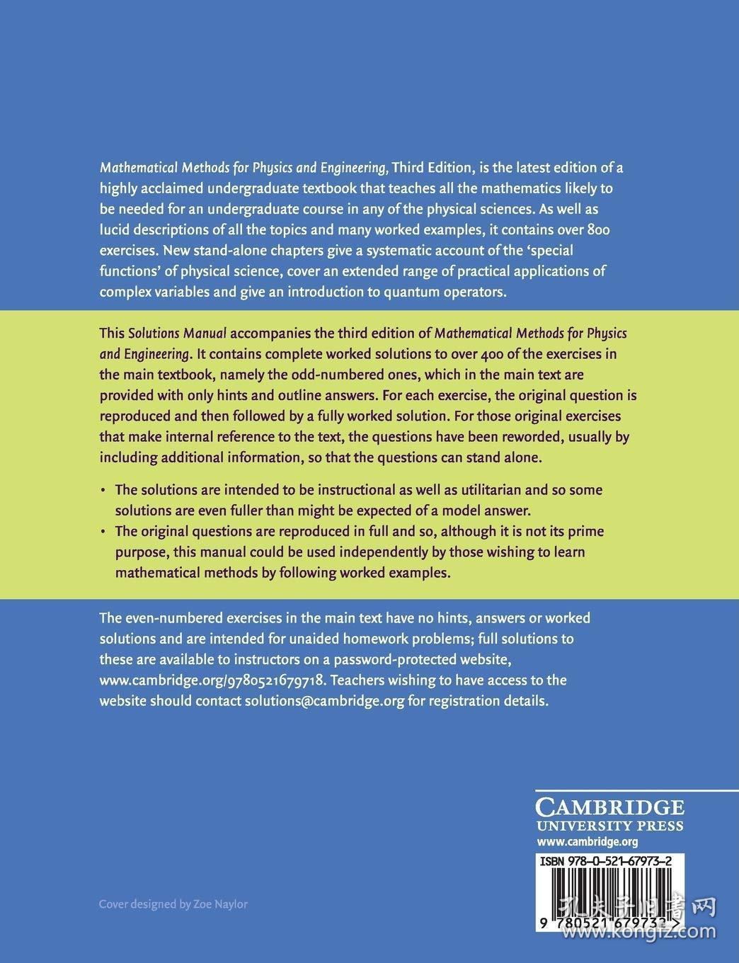 Mathematical Methods For Physics Riley Pdf