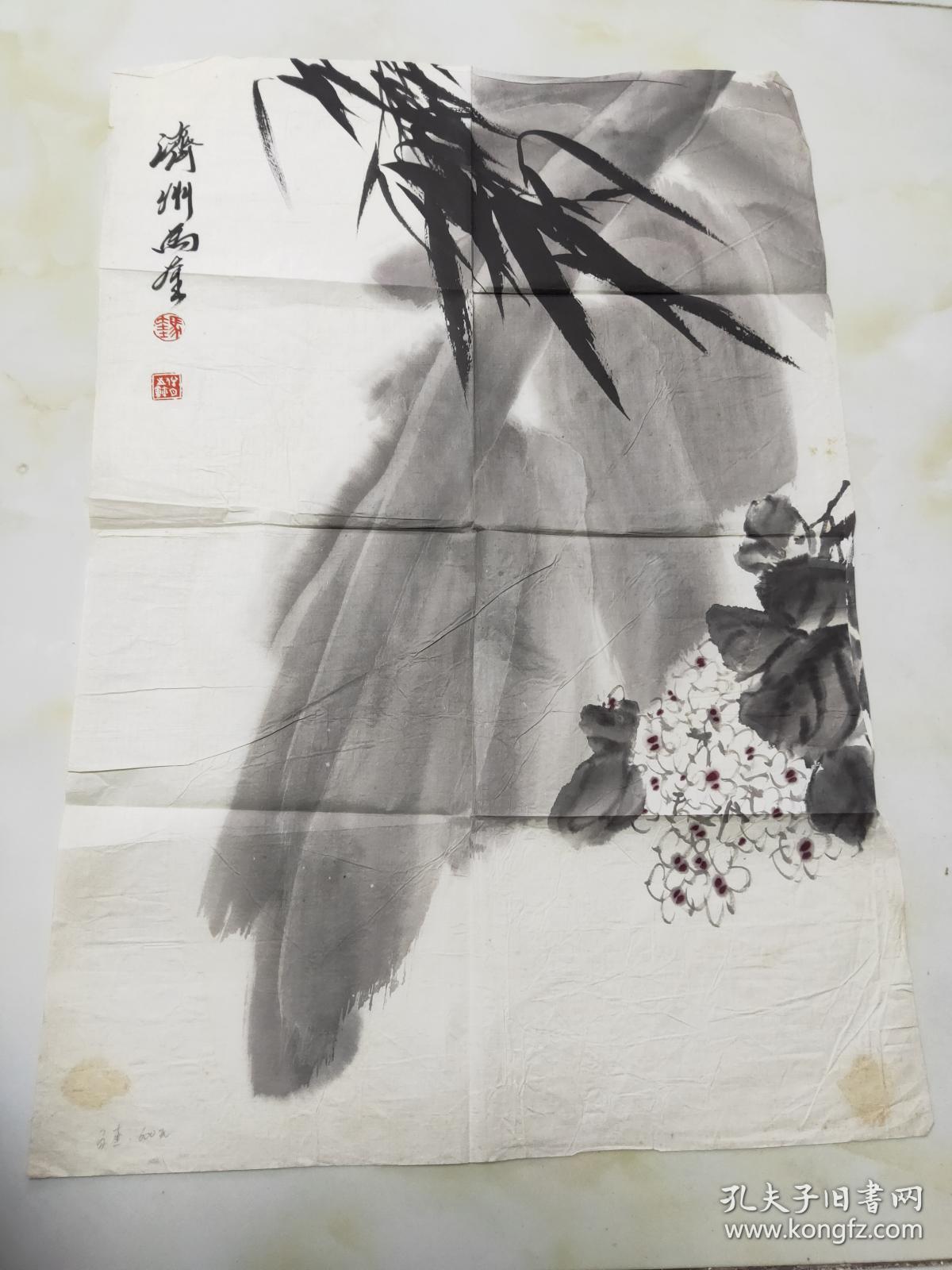 马奎回族字伴月别署济洲马奎1948年生于山东济宁自幼酷爱绘画遍临历代