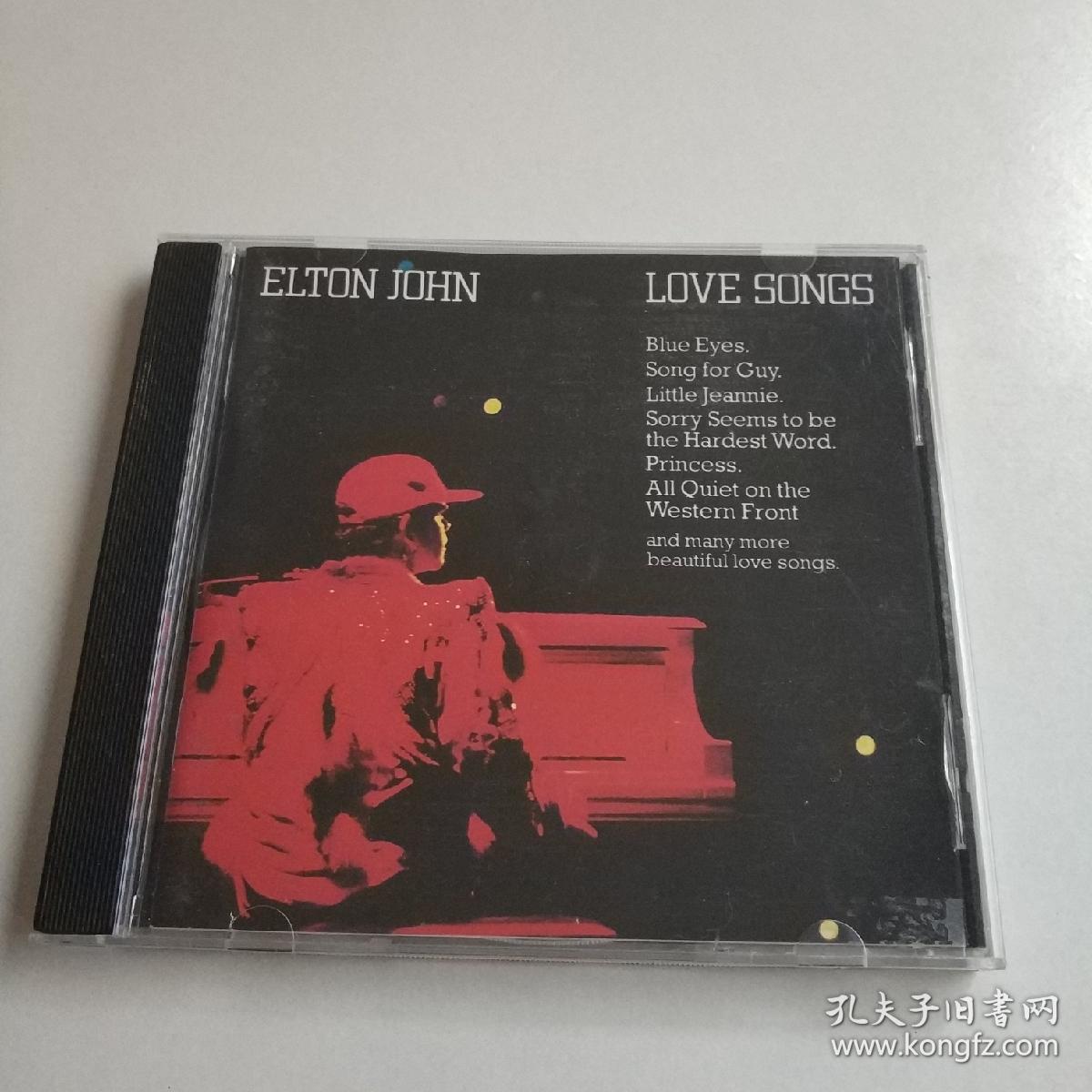 外国音乐cd英国著名歌手艾尔顿约翰情歌西德满银圈罕见内圈版本madein