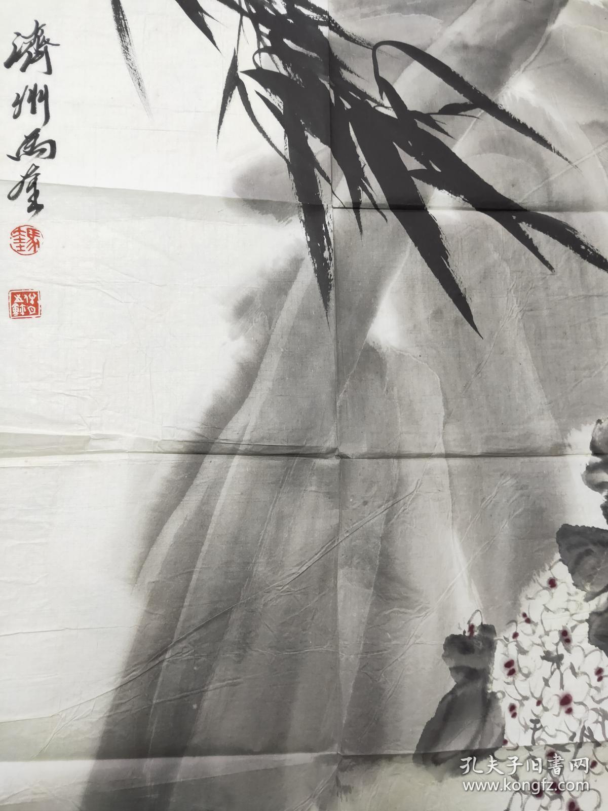 马奎回族字伴月别署济洲马奎1948年生于山东济宁自幼酷爱绘画遍临历代