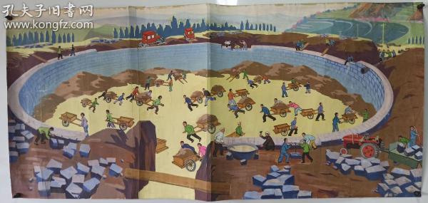 一幅画画的山和小溪猜成语_山和小溪简笔画(3)