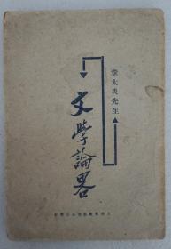 ZD：民国原版文学书刊章太炎著作《文学论略》32开平装本一册 1926年再版本 此书胡适作序 少见