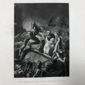 1836年初版「刺杀小拉特兰公爵」 诺斯科特[绘] 欧洲大师经典名作 尺寸27.5*20.5厘米 /GLYPCT66