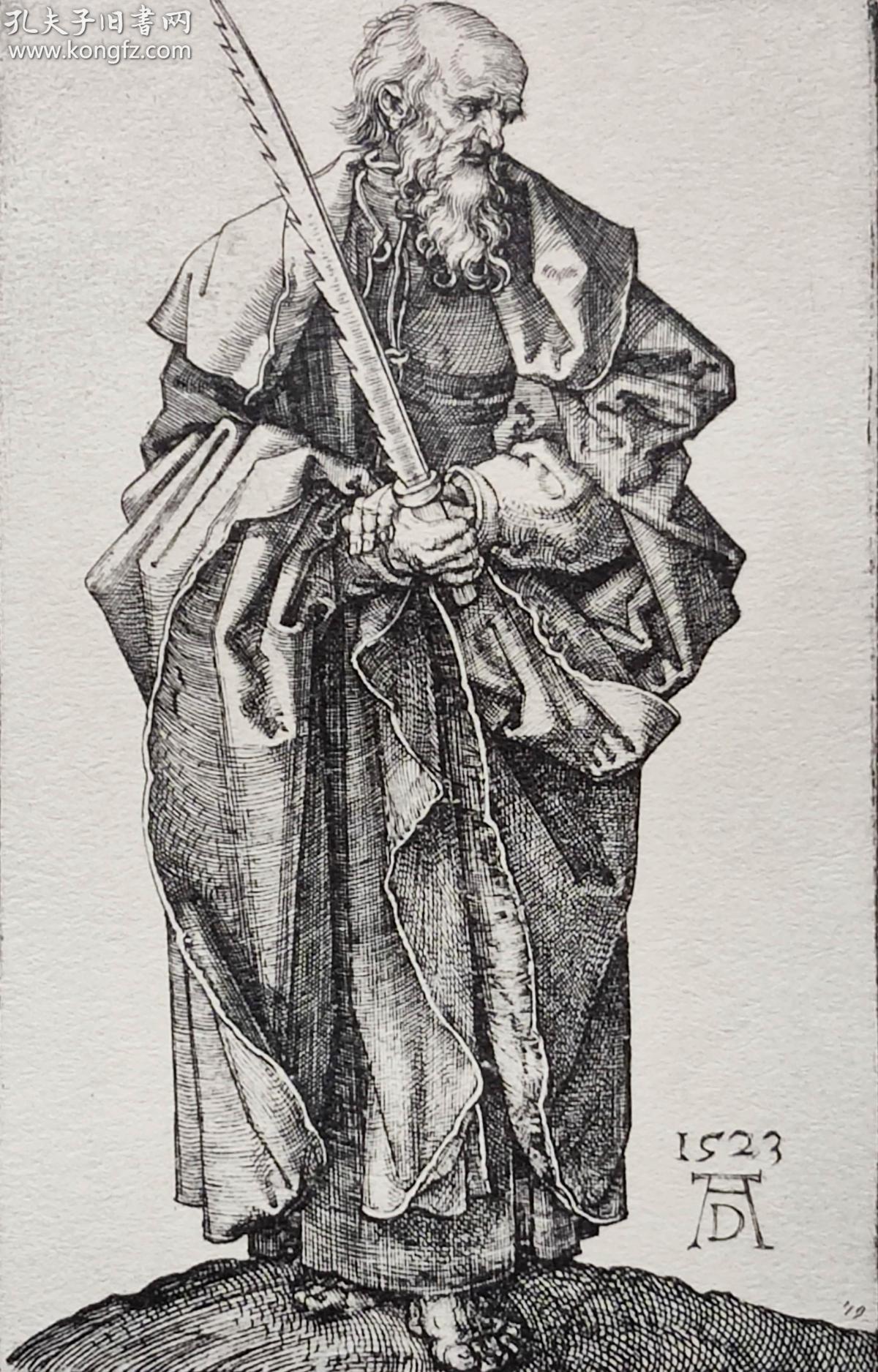 "巨幅丢勒名画"1912年复刻版"丢勒albrecht dürer"系列铜版画