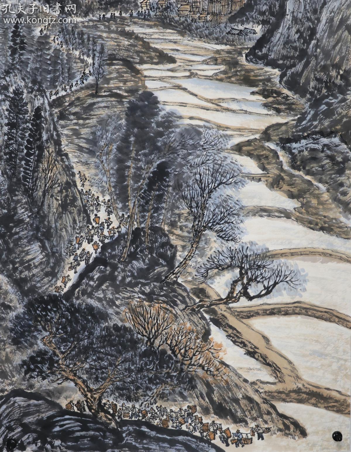 何海霞长安画派代表画家之一山水