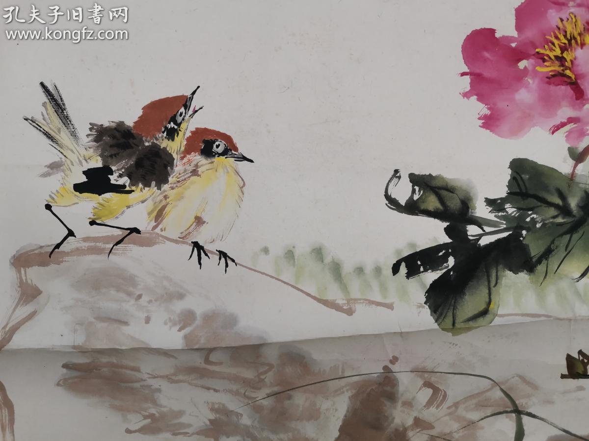 江寒汀弟子,著名画家,海美育学会常务理事 陈世中 水墨画作品《春晓》