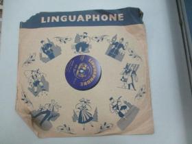 外文老唱片一张《LINGUAPHONE 84-85》 尺寸25/25厘米