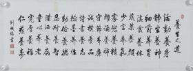 上海著名书法家 刘成瑞 书法作品《养生经》一幅（纸本软片，画心约3.1平尺，钤印：刘氏、成瑞、师竹）HXTX316615