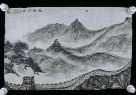 书画家 杨秀琼 国画作品《祖国万岁》一幅（纸本软片，约2平尺，钤印：杨秀琼）HXTX317898