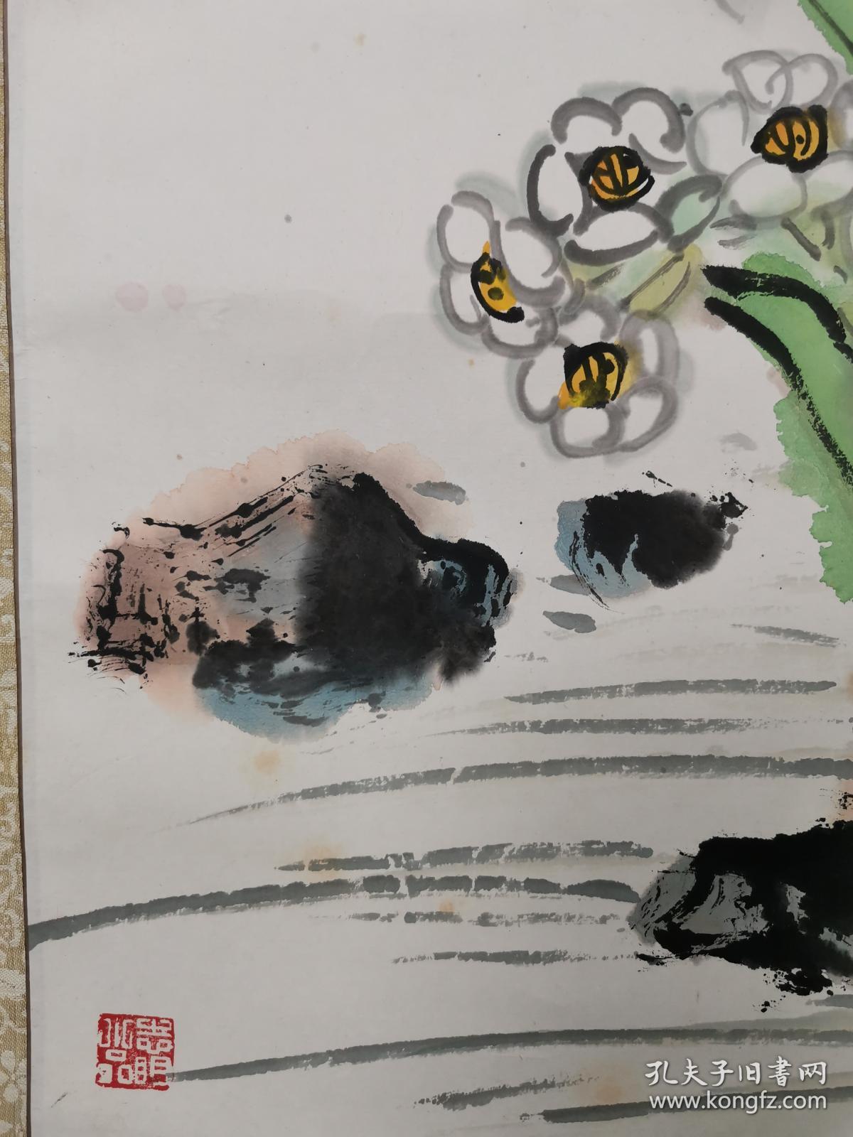 著名书画家上海香山书画院院长陈志明乙亥年2019水墨画作品清香远溢一