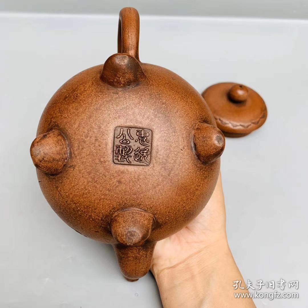 宜兴紫砂 原矿紫砂 惠逸公制 梅兰竹菊壶