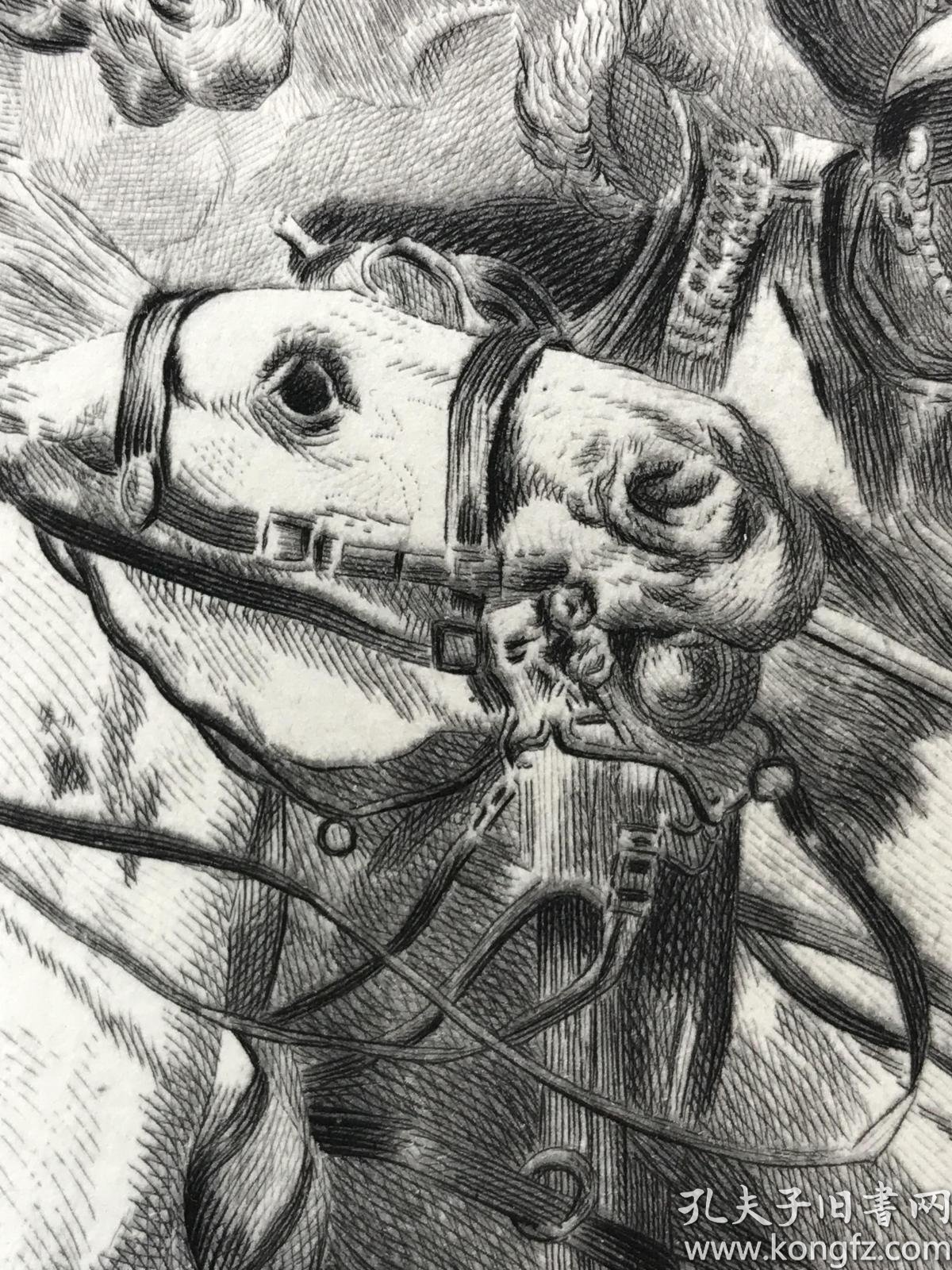 作品19世纪附诗歌蚀刻铜版画雕刻师07milefrédéricsalmon日本犊皮