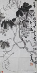 同一来源：著名山水画家、中国三峡画院学术委员会委员、一级画师 王德泉 国画作品《花卉》一幅（纸本软片，画心约2平尺，钤印：王德泉、可惜无声）HXTX329502