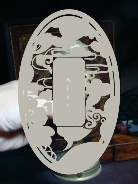 此灯曾经照古人:有年头的铜质藏传法器装电灯