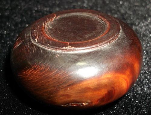 【图】犀牛角笔洗 高3.2厘米 肚子最大直径6厘米 重量39.