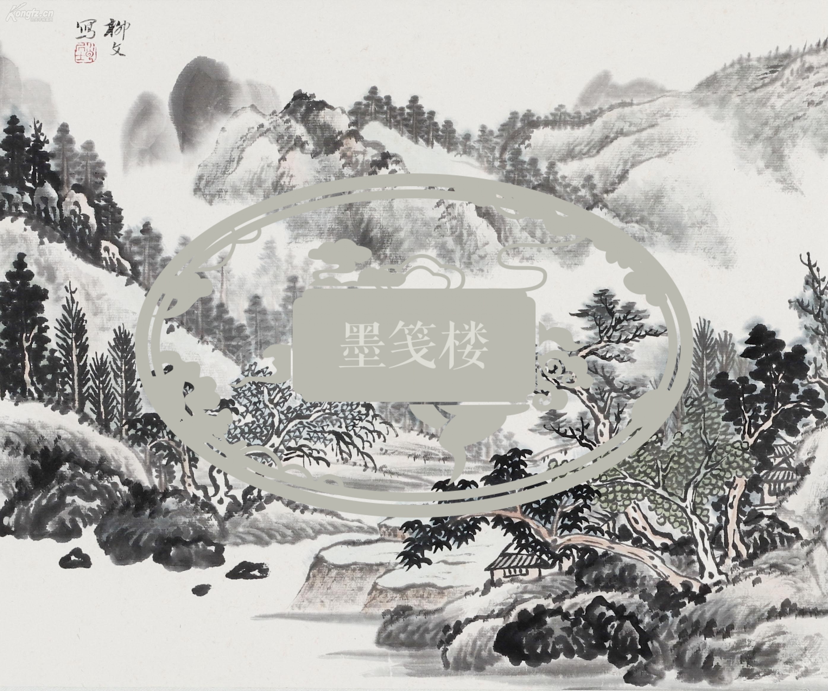 水墨丹青 · 阿里雷公,萧风,胡雄,朗卡卓玛·李明,王鹤滨等名家书画