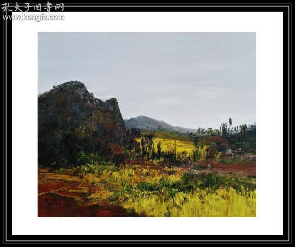 展览典藏级国家一级美术师油画云南罗平写生精品