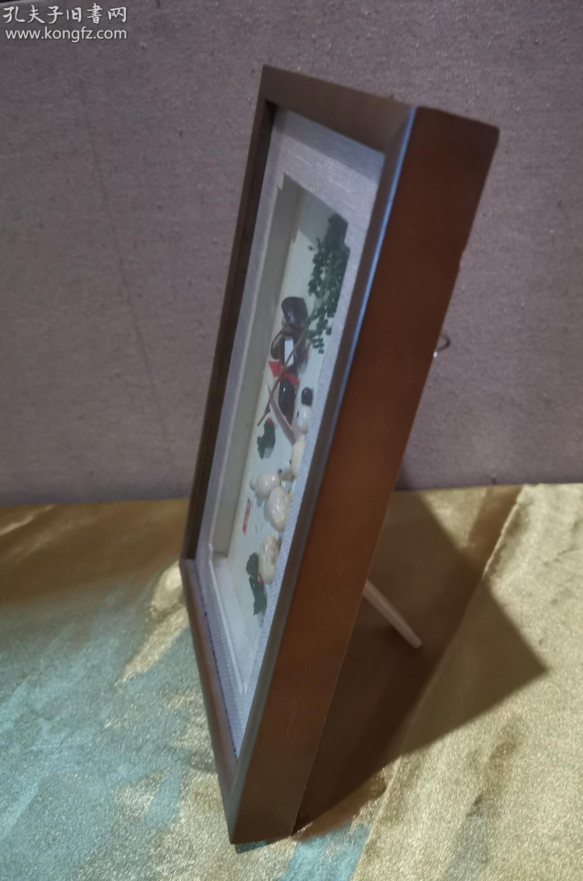 陶艺家杨静的豆塑工艺画——春江水暖