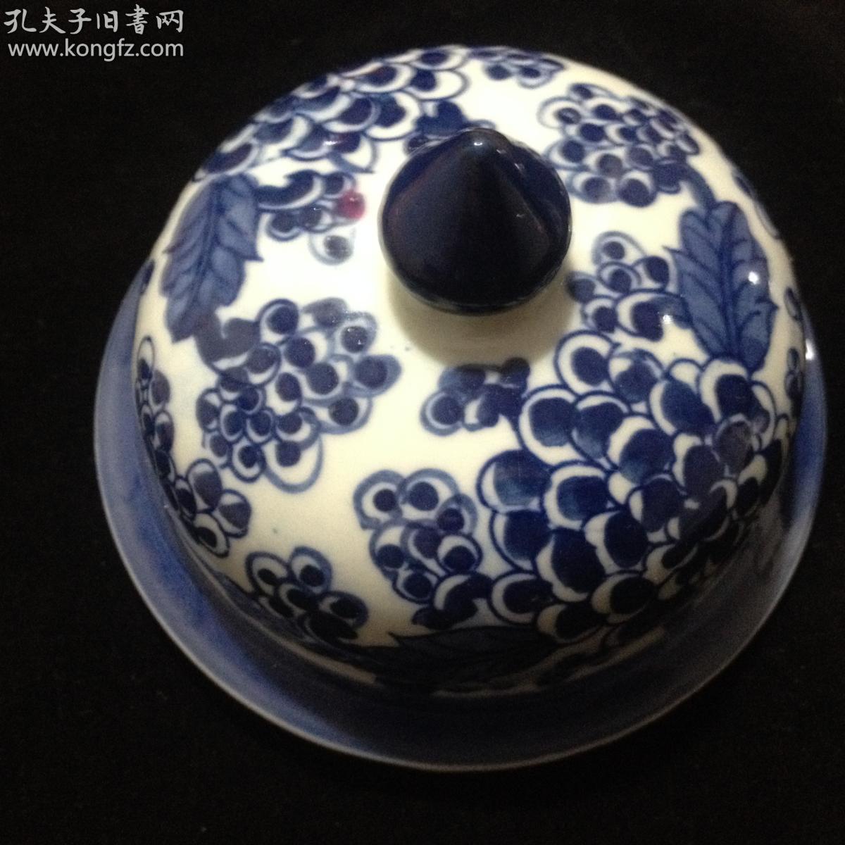 转行挥泪出售清三代清代康熙年一品堂制青花麒麟纹将军罐青花花色翠绿